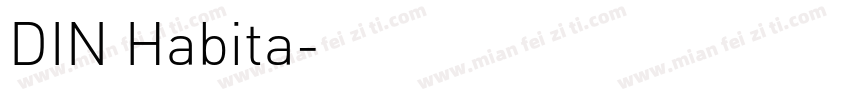 DIN Habita字体转换